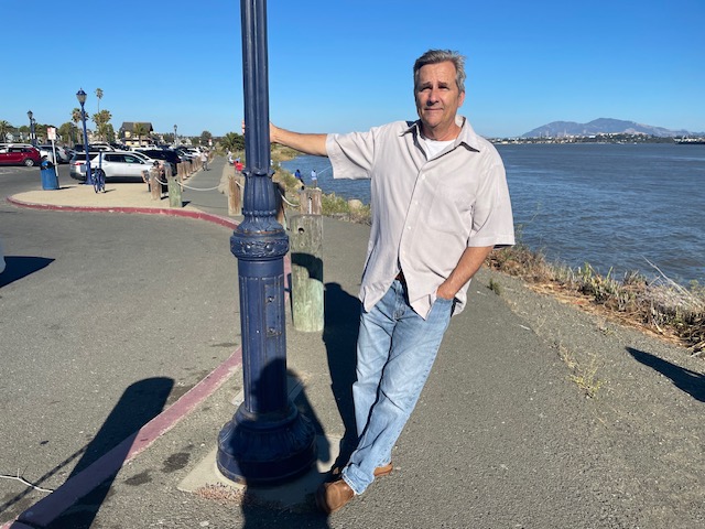 Peter on the Benicia waterfront